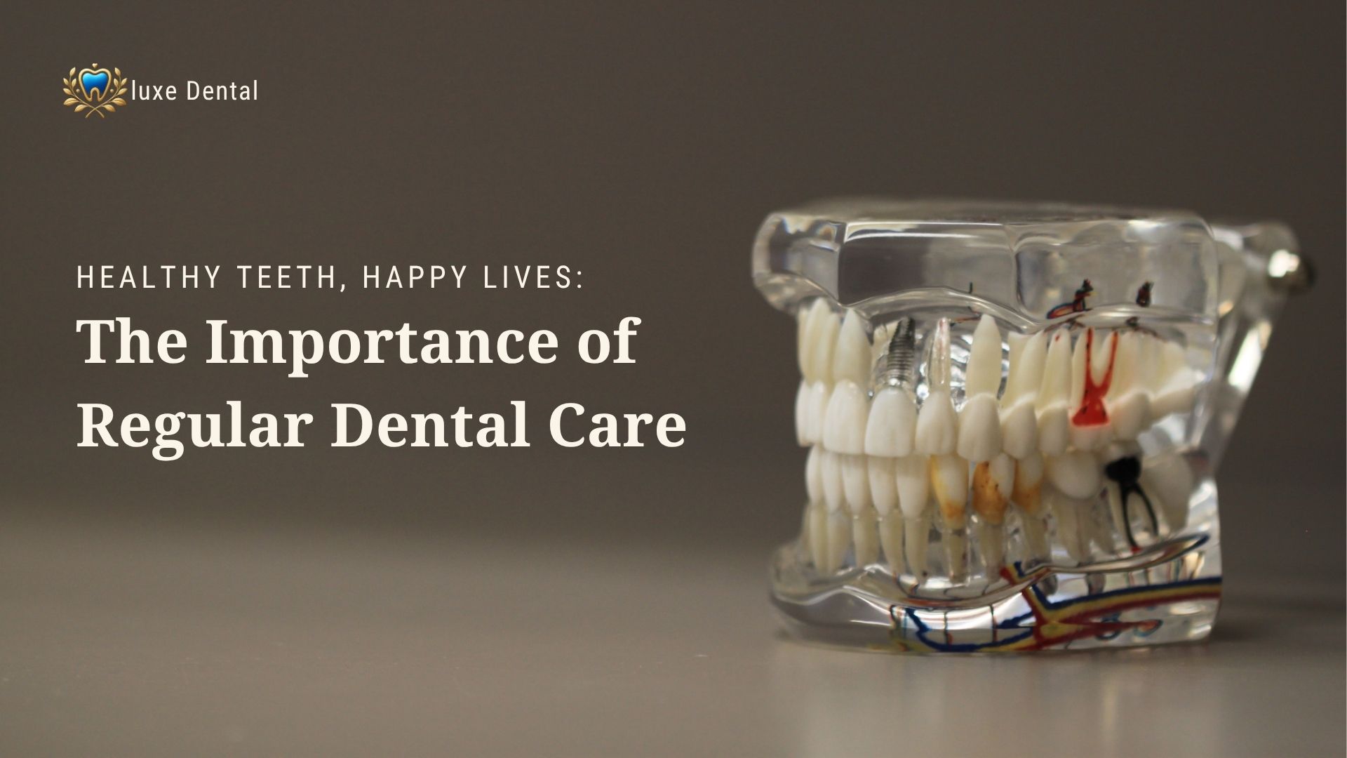 Brown and Beige Minimalist Dental Clinic Presentation